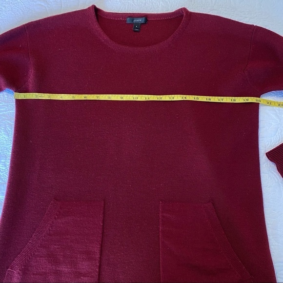 J. Crew Pocket Tunic 100% Merino Wool Sweater - S - Picture 9 of 12